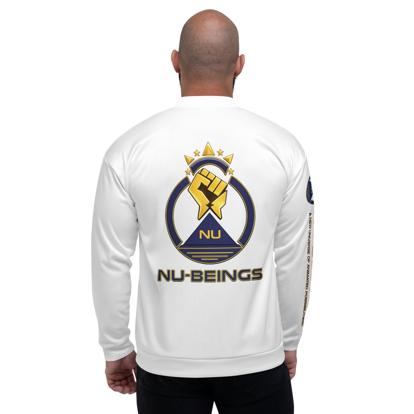 NU-BEINGS Hip Hop Vibes Bomber Jacket - Image 2