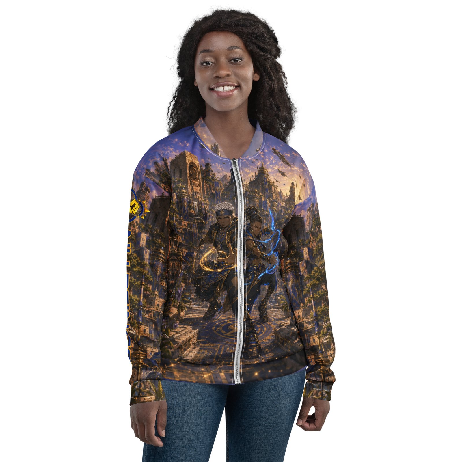 NU-BEINGS Nubari Twins Power Bomber Jacket - Image 2