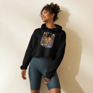 NU-BEINGS Summer Vibes Crop Hoodie